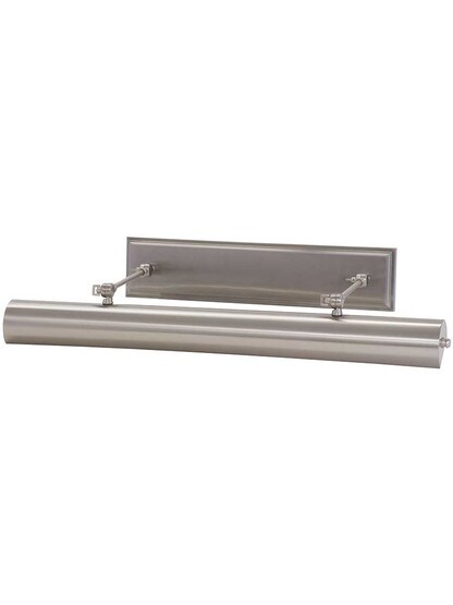 Oxford 30 inch Direct-Wire Picture Light in Satin Nickel.